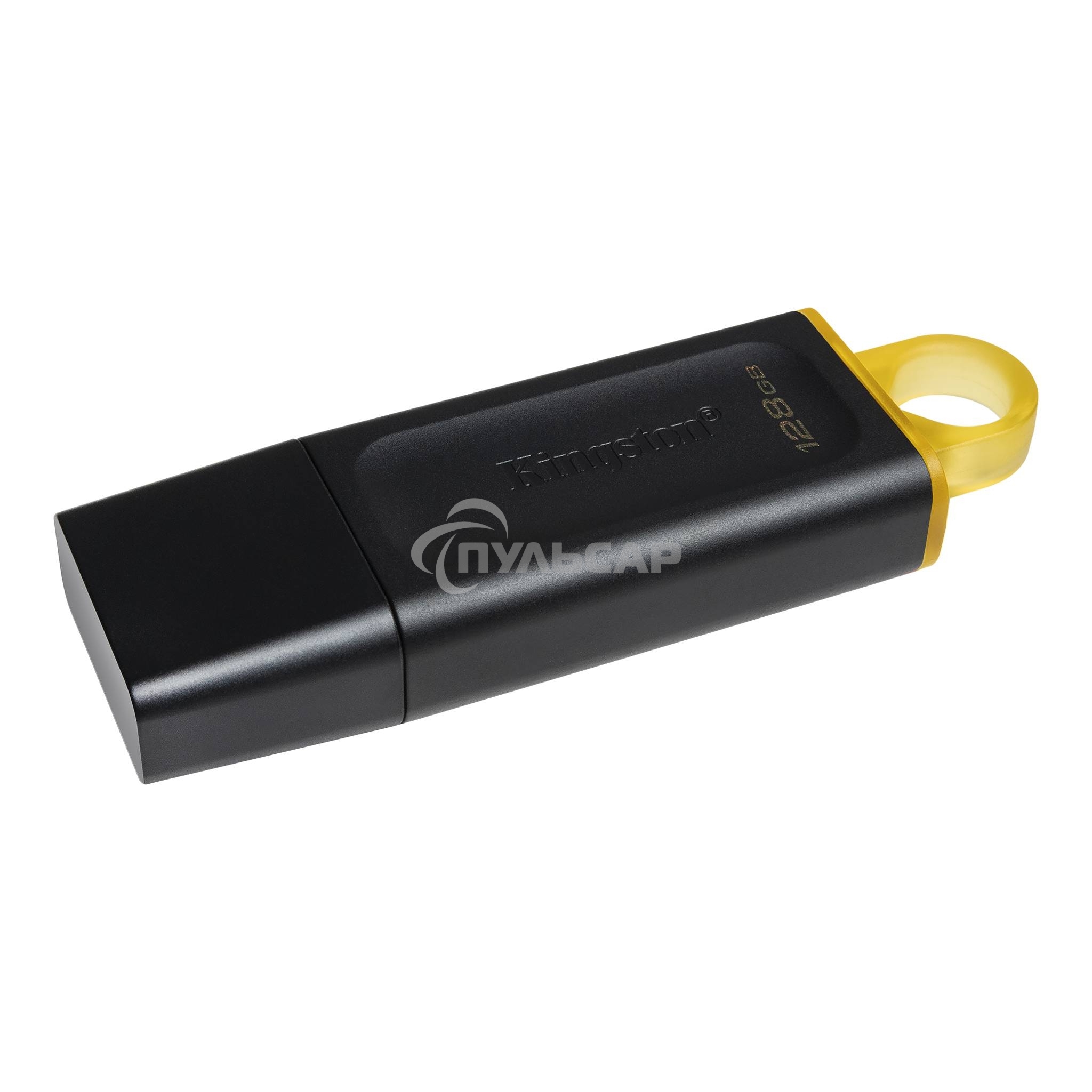 Флешка USB Kingston 128 Gb USB 3.2 Gen1 DataTraveler Exodia (Black + Yellow)