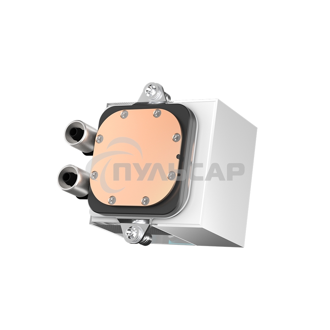 Система охлаждения/ PCCooler DS360 WH (310W, 360мм, LED temp., белый, ARGB Pump/ Fans: 3x120мм, 86.73CFM, 28dBA, 2200RPM/ Pump height 67мм, 28dBA, 3200RPM, Rad thickness 27мм/ S: 1851, 1700, 1200, 20XX, 115X, AM5, AM4)