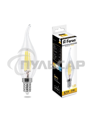 Лампа светодиодная Feron LB-67 7W 230V E14 2700K
