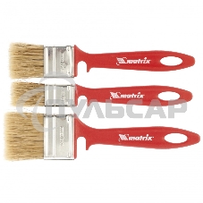 Набор кистей Matrix для эмалей 25 мм, 35 мм, 50 мм, натуральная щетина, пластиковая рукоятка 83355 Набор кистей Matrix для эмалей 25 мм, 35 мм, 50 мм, натуральная щетина, пластиковая рукоятка 83355