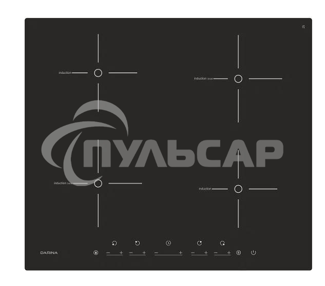 Индукционная варочная панель Darina PL EI305 B черный