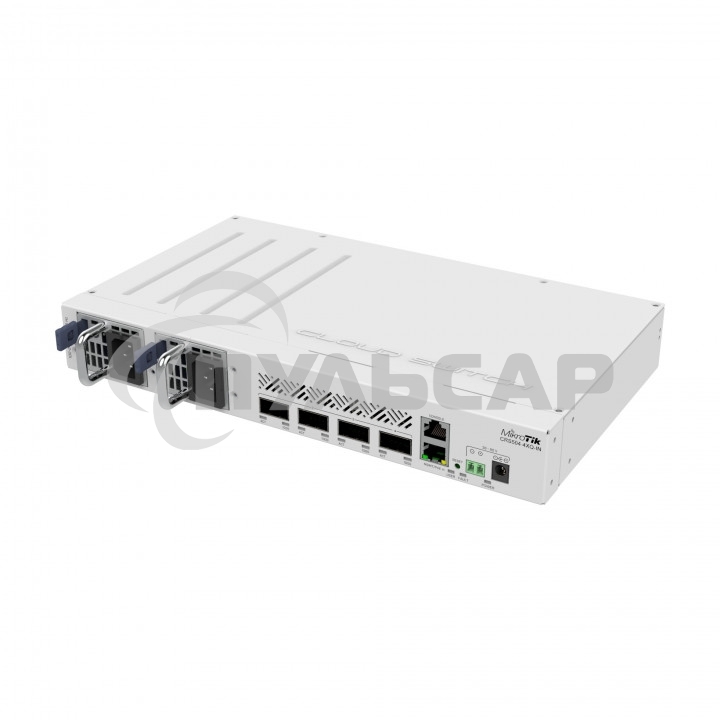 Коммутатор Mikrotik CRS504-4XQ-IN, 1x10Base-T/100Base-TX, 4xQSFP28, Switching capacity 800 Gbps