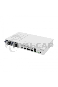 Коммутатор Mikrotik CRS504-4XQ-IN, 1x10Base-T/100Base-TX, 4xQSFP28, Switching capacity 800 Gbps