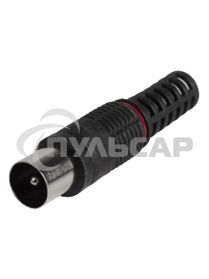 Разъем штекер TV без пайки черный PROCONNECT