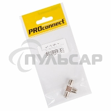 Переходник антенный, (3-гнезда F), тройник, (1шт.) (пакет) PROconnect Переходник антенный, (3-гнезда F), тройник, (1шт.) (пакет) PROconnect