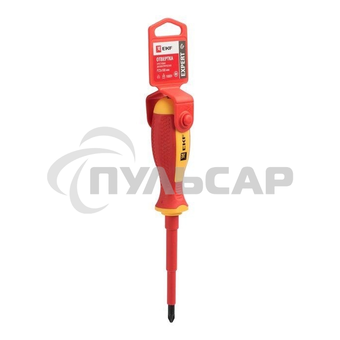 Отвертка PZ2х100мм Expert 1000В PROхima EKF pz-2-100-exp-in