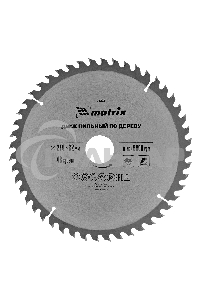 Пильный диск Matrix по дереву, 210x32мм, 48 зубьев + кольцо 30/32 Professional