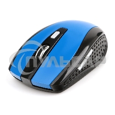 Мышь беспроводная Gembird MUSW-330-1 синий, 2400 dpi, радиоканал, USB, кнопки - 6