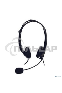 Наушники с микрофоном A4Tech HS-10 черный 2м