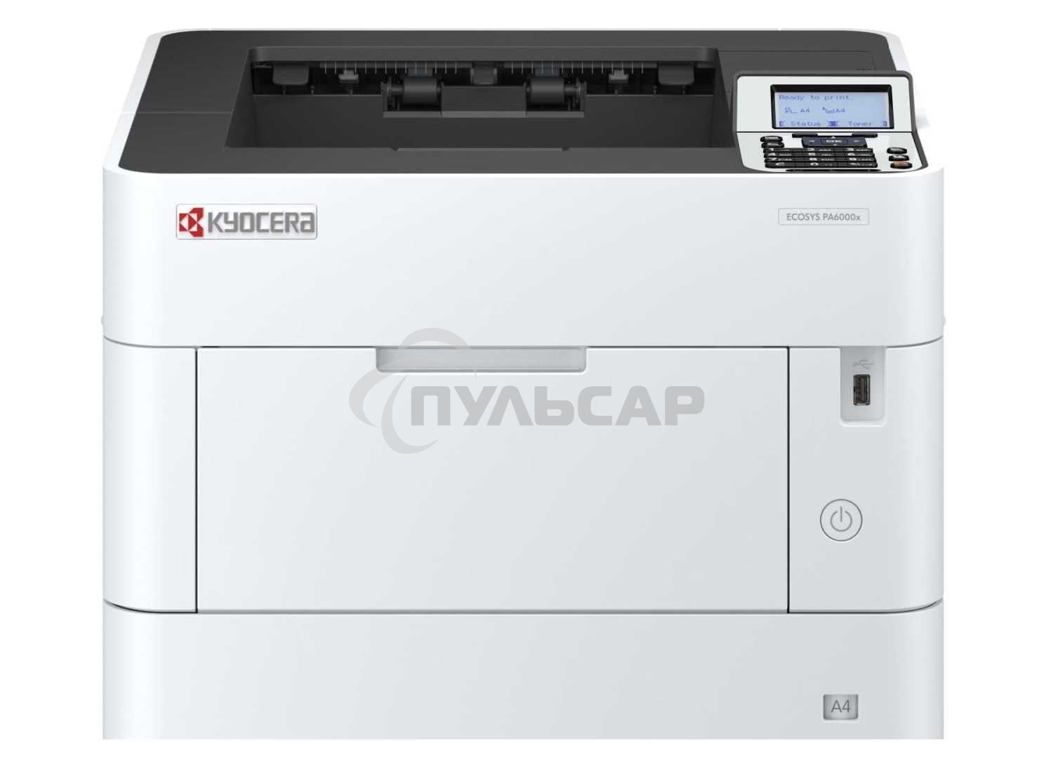 Принтер лазерный Kyocera Ecosys PA6000x (110C0T3NL0), A4, ч/б, печ. до 60 стр/мин., 1200 x 1200 dpi, USB, RJ-45, Air Print, Mopria