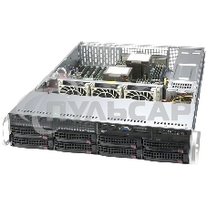 Серверная платформа Supermicro SYS-620P-TRT 2U noCPU(2)3rd GenScalable/TDP 270W/no DIMM(18)/ SATARAID HDD(8)LFF/2x10GbE/2x1200W