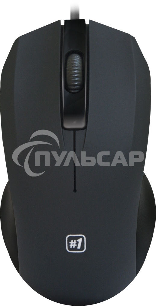 Мышь проводная Defender MM-310 черный, 1000 dpi, USB, кнопки - 3
