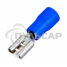 Клемма плоская изолированная гнездо 5.6 мм 1.5-2.5 мм² (РПи-м 2.5-(4.8)/РПИм 2-5) Rexant