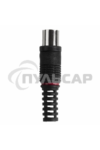 Разъем штекер TV без пайки черный PROCONNECT