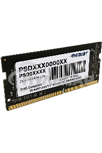Оперативная память Patriot Signature, DDR4, 16Gb (1x16 Gb), 2400 MHz, CL17, SO-DIMM