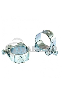 Хомуты металлические, силовые 32-35 мм, ширина 20 мм, шарнирные, W1, 2 шт. Сибртех