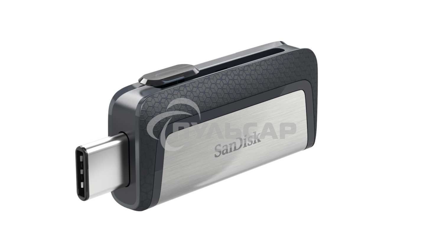 Флешка USB Sandisk 64 Gb Ultra Dual SDDDC2-064G-G46 USB 3.0 серый/узор