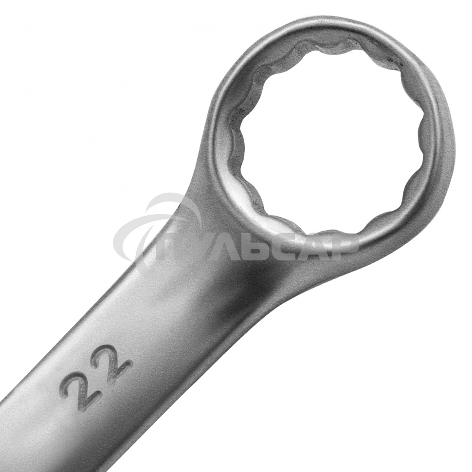 Ключ Matrix комбинированный, 22 мм, CrV, матовый хром