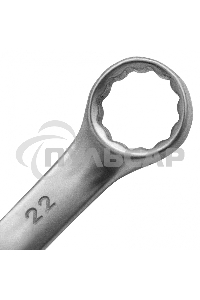 Ключ Matrix комбинированный, 22 мм, CrV, матовый хром