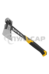 Топор цельнокованый Denzel 600 г, двухкомпонентная обрезиненная рукоятка