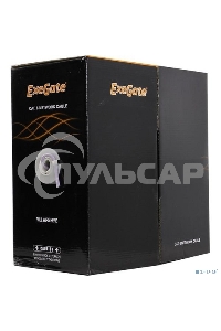 Кабель ExeGate UTP 4 пары кат.6 медь, 23AWG, бухта 305м, серый PVC