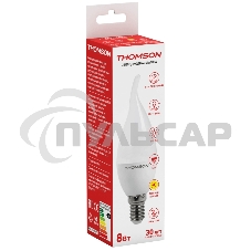 Лампа светодиодная Hiper THOMSON LED TAIL CANDLE 8W 640Lm E14 3000K TH-B2027
