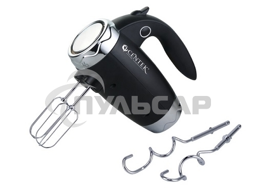 Миксер Centek CT-1115 черный/хром 350Вт