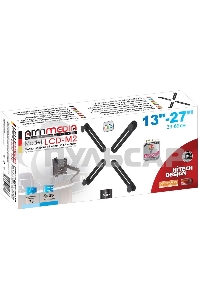 Кронштейн-адаптер для мониторов Arm Media LCD-M2 черный макс.7кг настольный поворот и наклон верт.перемещ.