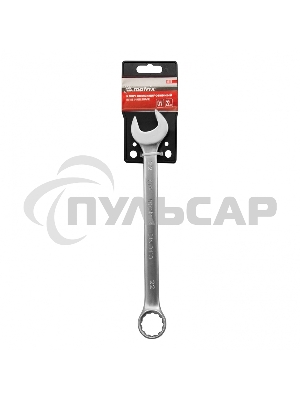 Ключ Matrix комбинированный, 22 мм, CrV, матовый хром