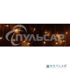 Новогодние светоукрашения Neon-night Гирлянда Айсикл (бахрома) светодиодный, 4,8 х 0,6 м, белый провод, 220В, диоды тепло-белые