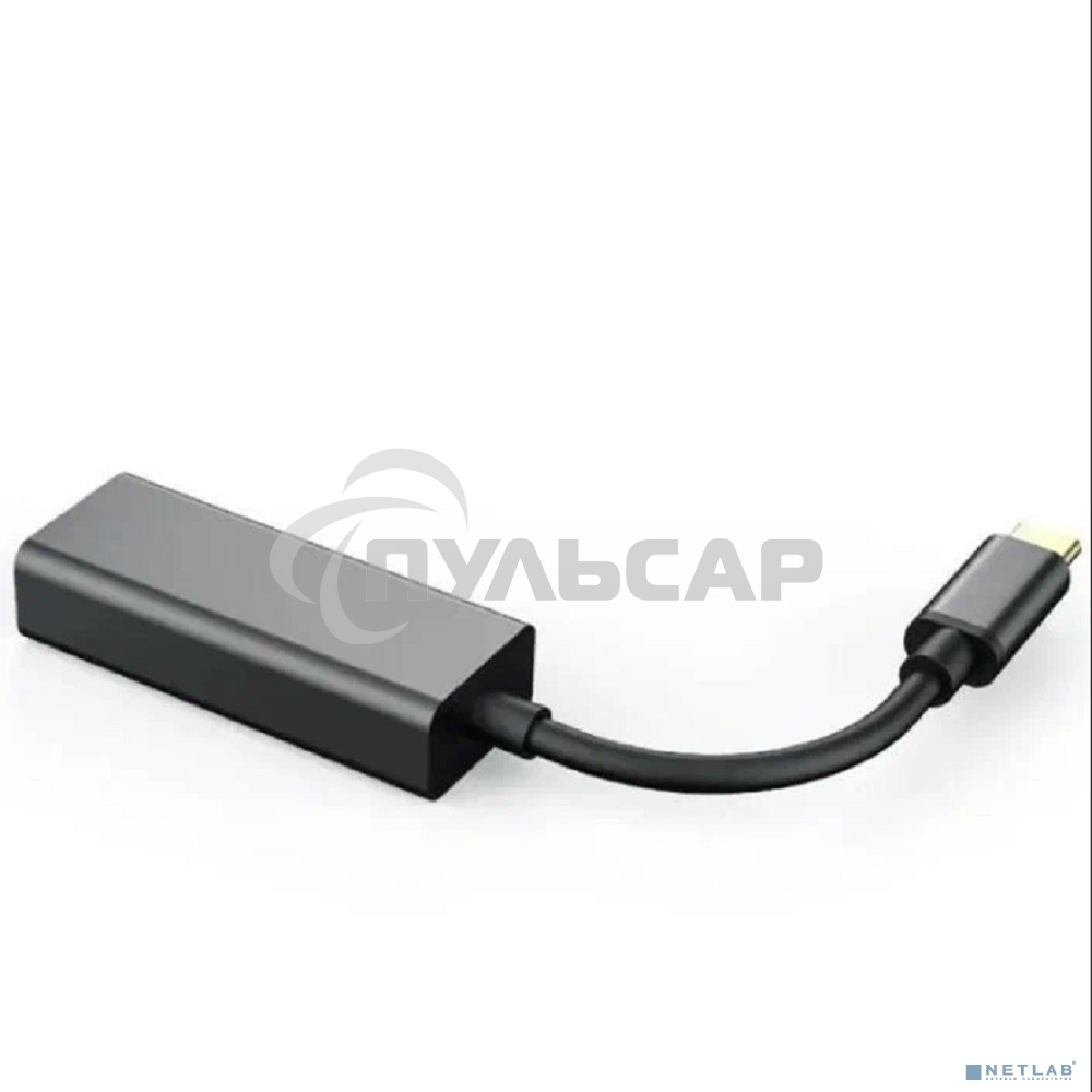 Кабель-переходник USB 3.1 Type-C -->RJ-45 1000Mbps Ethernet, Aluminum Shell, 0.15м Telecom <TU320M>
