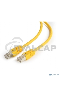 Патч-корд FTP Cablexpert кат.6, 5м, литой, многожильный (желтый)