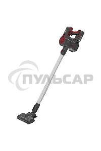Пылесос вертикальный BBK BV3002 красный/серый, питание от аккумулятора, 150 Вт, уборка сухая, пылесборник 0.8 л, работа от АКБ max 30 мин