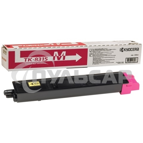 Картридж лазерный Kyocera TK-8315M (1T02MVBNL0) пурпурный для TASKalfa 2550ci 6000 стр.
