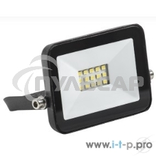 Прожектор светодиодный СДО 06-10 6500К IP65 черный ИЭК LPDO601-10-65-K02