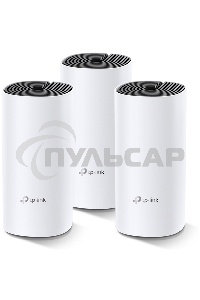 Бесшовный Mesh роутер TP-Link Deco M4 (DECO M4(3-PACK)) AC1200 10/100/1000BASE-TX (упак.:3шт)