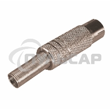 Разъем гнездо TV никель c пружиной PROCONNECT