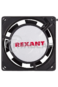 Вентилятор для корпуса Rexant RX 8025HS 220VAC черный, 80 мм, 2450 об/мин, 29 дБ, 2 pin