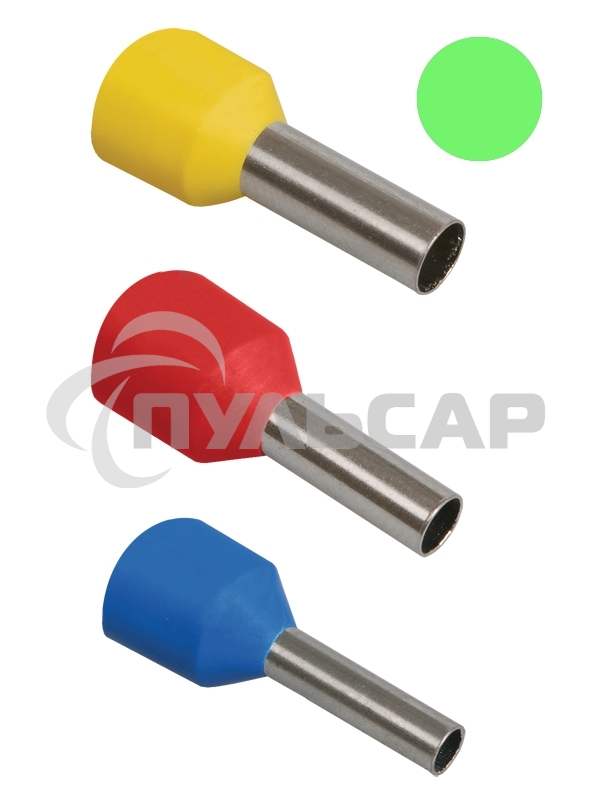 Наконечник-гильза изол. Е6018 (уп.100шт) ИЭК UGN10-006-06-18