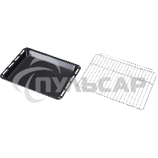 Духовой шкаф встраиваемый полноразмерный Evelux EO 620 B, 60 см, 8 режимов, 65л, черное стекло