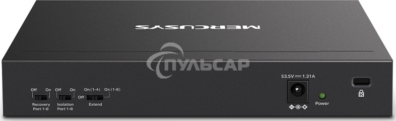 Настольный коммутатор Mercusys MS110P с 10 портами 10/100 Мбит/с (8 портов PoE+)