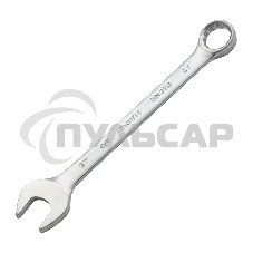 Ключ Matrix комбинированный, 27 мм, CrV, матовый хром