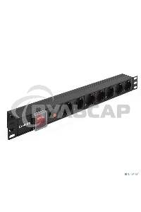 Блок розеток горизонтальный ExeGate ServerPro PDU-19H702 Al-7S-C14-SW-O, 19