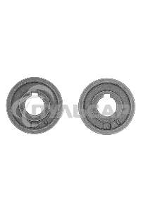 Подающий ролик, U профиль под алюминиевую проволоку 1,0-1,2 мм, 2 шт Denzel