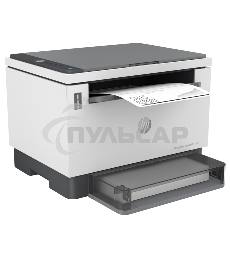 МФУ лазерное HP LaserJet Tank MFP 1602w (2R3E8A), A4, ч/б, печ. до 22 стр/мин., 600x600dpi, USB, Wi-Fi, BlueTooth, Air Print, Mopria