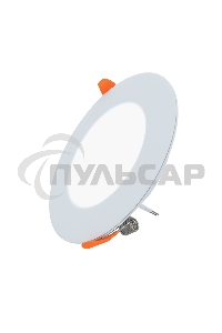 Панель светодиодная встраиваемая круглая 12Вт 230В 6500К 960Лм 145мм белая IP20 LAMPER