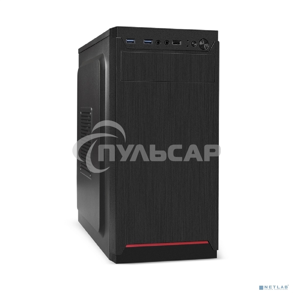 Компьютерный корпус Minitower ExeGate BAA-114U2-AAA350 (mATX, БП AAA350 с вент. 8см, 1*USB+2*USB 3.0, аудио, черный)