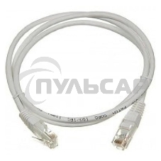 Патч-корд Lanmaster UTP TWT-45-45-1.0-GY вилка RJ-45-вилка RJ-45 кат.5е 1м серый ПВХ (уп.:1шт) Патч-корд Lanmaster UTP TWT-45-45-1.0-GY вилка RJ-45-вилка RJ-45 кат.5е 1м серый ПВХ (уп.:1шт)
