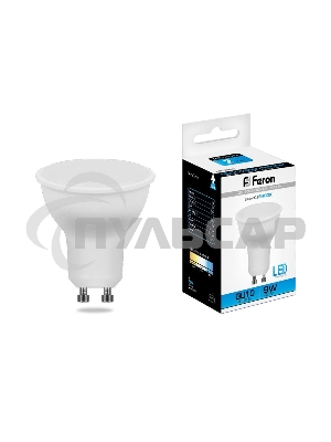 Лампа светодиодная Feron LB-560 9W 230V GU10 6400K