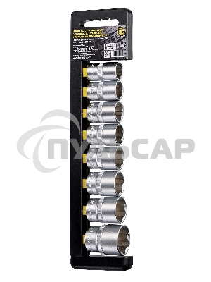 Набор головок BERGER BG2029 торцевых 1/2'' superlock 8предметов 16-27мм